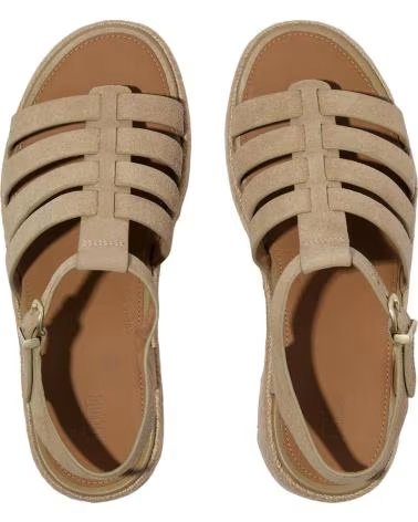 FITFLOP SANDALIAS PLATFFORMS EN PARA MUJER MARRON