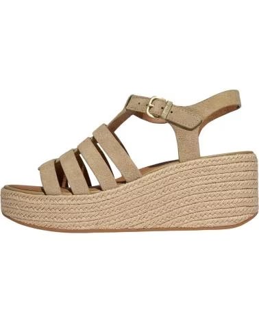 FITFLOP SANDALIAS PLATFFORMS EN PARA MUJER MARRON