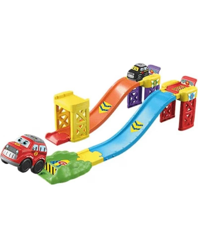 TOY PLANET RACE TRACK PLAYSET WITH TOY CARS MULTICOLOR