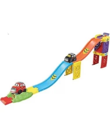 TOY PLANET RACE TRACK PLAYSET WITH TOY CARS MULTICOLOR