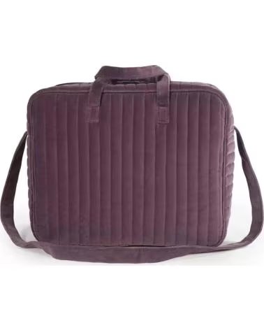 PASITO A PASITO BOLSO MATERNAL ACOLCHADO EFECTO CANALÉ CEREZA