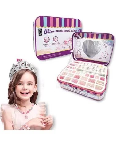 TOY PLANET MALLETTE D´ACCESSOIRES GLITZ AVEC MIROIR ET BIJOUX MULTICOLOR