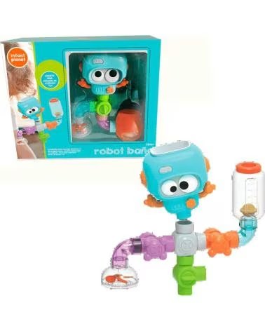 TOY PLANET INTERAKTIVER BADE-ROBOTER MIT LERN-ROHREN MULTICOLOR