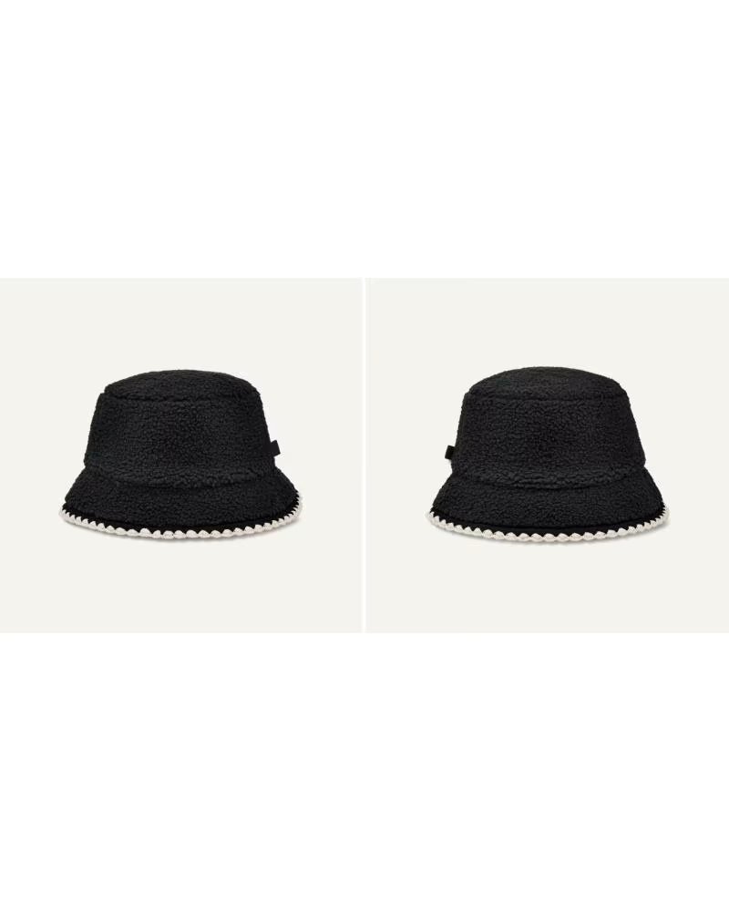 UGG CHAPÉU BUCKET DE ABA CURTA NEGRO