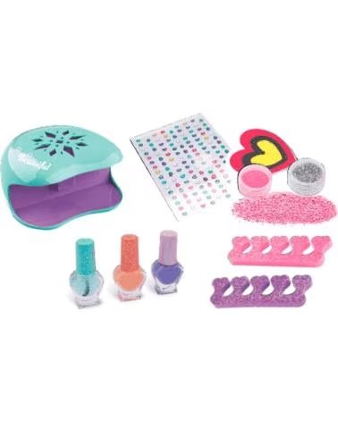 TOY PLANET KINDER-MANIKÜRE- UND NAIL-ART-SET MIT TROCKNER MULTICOLOR