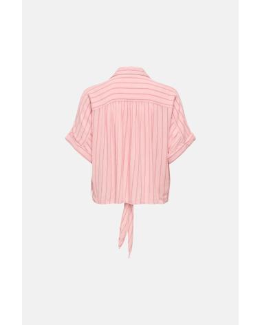 ONLY CAMISA 15281497 CON NUDO FRONTAL ROSA