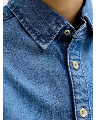 JACK AND JONES CAMISA VAQUERA MANGA LARGA JACK & JONES 12294475 CELESTE