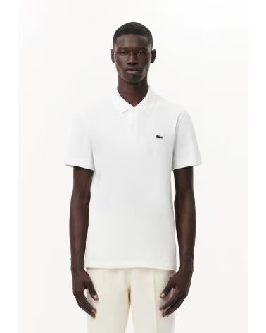 LACOSTE POLO DE MANGA CORTA DH5522-001 EN BLANCO PARA HOMBRE