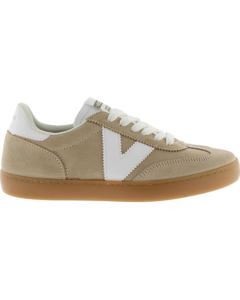 VICTORIA TÊNIS 1126212 BERLIN EM CAMURÇA RETRÔ BEIGE