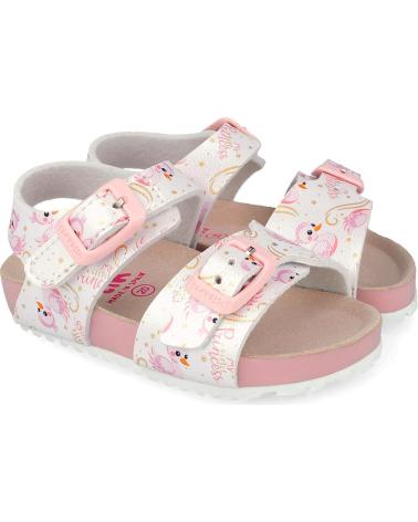GARVALIN SANDALIAS BIO GARVALIN 262461 CON CIERRE AJUSTABLE BLANCO
