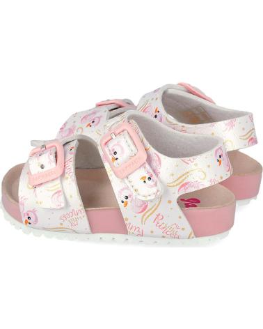 GARVALIN SANDALIAS BIO GARVALIN 262461 CON CIERRE AJUSTABLE BLANCO