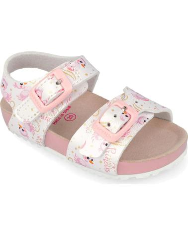 GARVALIN SANDALIAS BIO GARVALIN 262461 CON CIERRE AJUSTABLE BLANCO