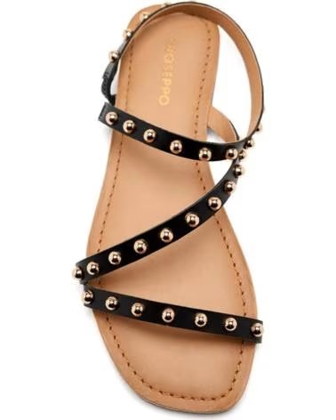 GIOSEPPO NECEDAH SANDALIA PLANA NEGRO MUJER 75077-P VARIOS COLORES