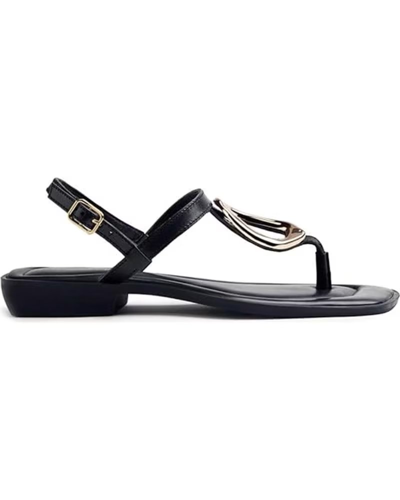 SANDALIAS PLANAS GIOSEPPO MATUU 79024 COLOR NEGRO