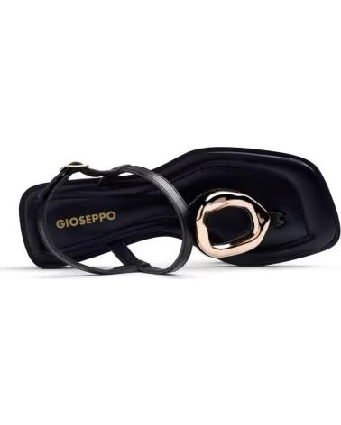 SANDALIAS PLANAS GIOSEPPO MATUU 79024 COLOR NEGRO