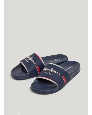PEPE JEANS CHINELOS SLIDER GLAM PSM700019 AZUL