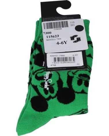 HAPPY SOCKS KINDER SOCKEN MICKEY MOUSE KDNY01 7300 GRÜN VERDE