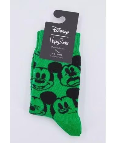 HAPPY SOCKS KINDER SOCKEN MICKEY MOUSE KDNY01 7300 GRÜN VERDE