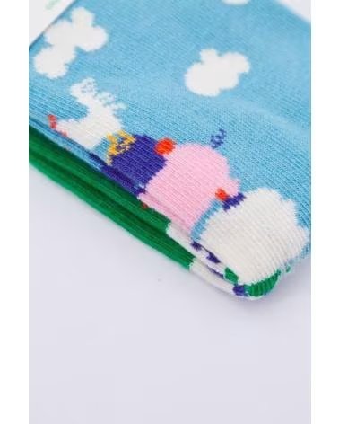 HAPPY SOCKS MÄDCHEN SOCKEN KFAT01 6000 MEHRFARBIG MULTICOLOR