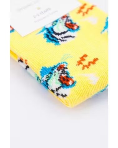 HAPPY SOCKS MEIAS DE CRIANÇA KTIG01 2200 AMARELO AMARILLO