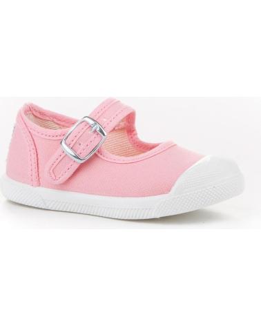 Deportivas de Niña ANGELITOS LONA TEXTIL 126 ROSA