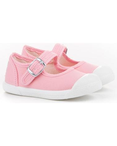 Deportivas de Niña ANGELITOS LONA TEXTIL 126 ROSA