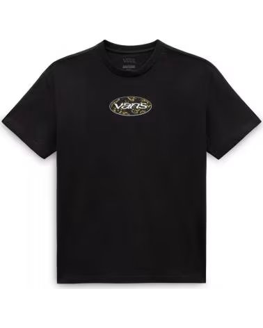 VANS OFF THE WALL CAMISETA VANS OG OVAL BLOOM BLACK