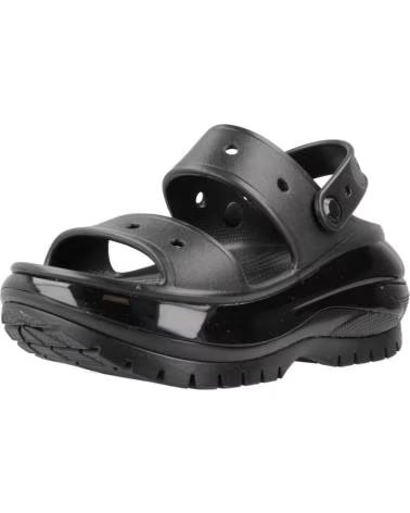 CROCS CLASSIC MEGA CRUSH PLATFORM SANDALEN BLACK