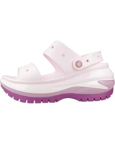 CROCS SANDALES À PLATEFORME MEGA CRUSH HYDRANGEA EN ROSE POUR UNISEXE CLAIR