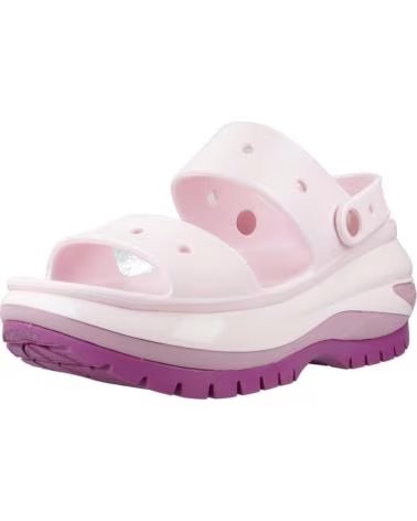 CROCS SANDALES À PLATEFORME MEGA CRUSH HYDRANGEA EN ROSE POUR UNISEXE CLAIR