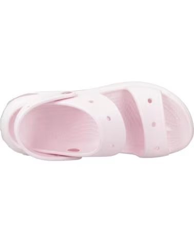 CROCS SANDALES À PLATEFORME MEGA CRUSH HYDRANGEA EN ROSE POUR UNISEXE CLAIR
