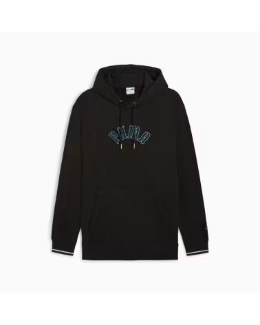 PUMA FELPA CON CAPPUCCIO CLASSICS PLAY PARIS BLACK