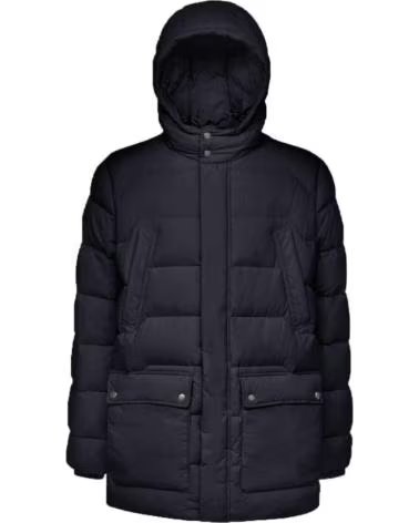 GEOX QUILTED COAT WITH HOOD M4626N F1624 F1624