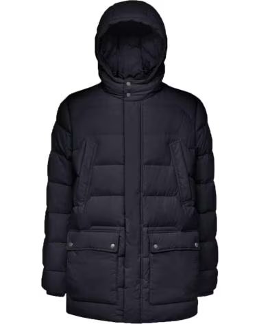 GEOX QUILTED COAT WITH HOOD M4626N F1624 F1624