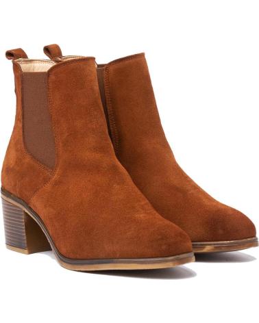 Botines de Mujer EVA MAÑAS BOTIN PIEL 1304 CUERO