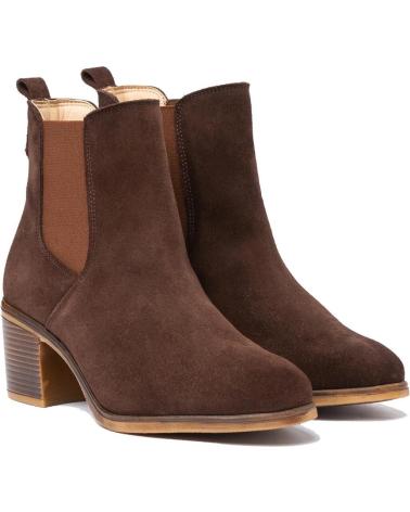 Botines de Mujer EVA MAÑAS BOTIN PIEL 1304 MARRON