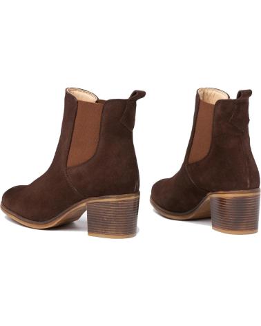 Botines de Mujer EVA MAÑAS BOTIN PIEL 1304 MARRON