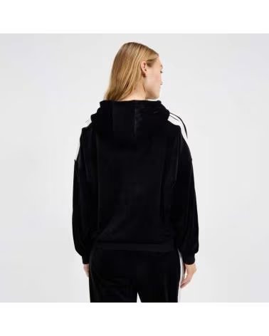 ELLESSE MOLETOM COM CAPUZ IZZIE COM DETALHE DE FAIXAS LATERAIS BLACK