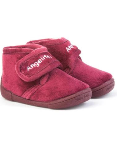 Hausschuhe für Mädchen ANGELITOS PANTUFLA INFANTIL 130 BURDEOS
