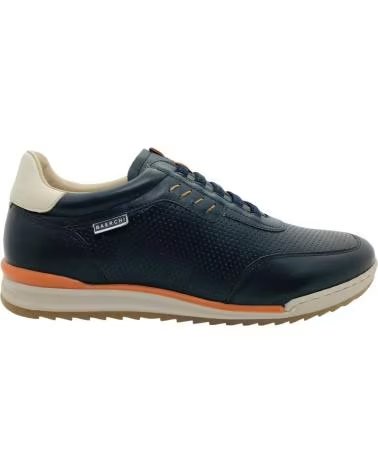 BAERCHI SAPATO CASUAL BAERCHI 7501 COM ATACADORES ELÁSTICOS AZUL