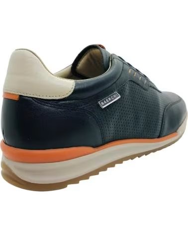 BAERCHI SAPATO CASUAL BAERCHI 7501 COM ATACADORES ELÁSTICOS AZUL