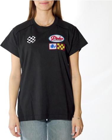 PINKO CAMISETA RANDAL CON PARCHES DECORATIVOS Z98