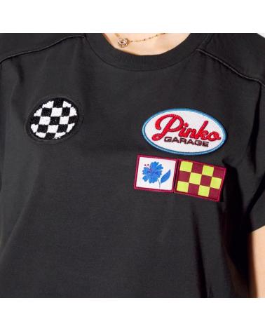 PINKO CAMISETA RANDAL CON PARCHES DECORATIVOS Z98