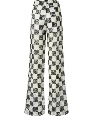 PINKO PANTALONES PERCY DE TIRO ALTO ESTAMPADO CUADROS ZZ1