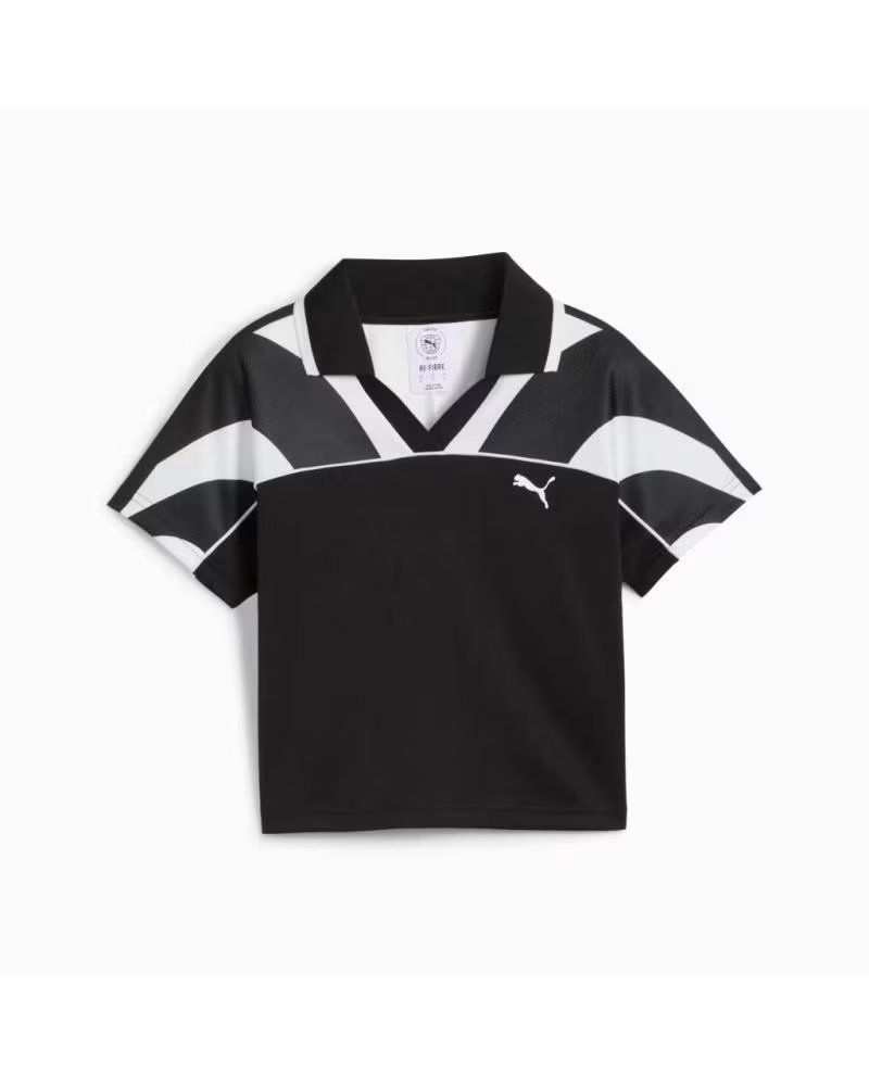 PUMA CAMISETA FUTURE ARCHIVE CON CUELLO EN V BLACK