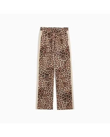 PUMA PANTALÓN ESTAMPADO ANIMAL PRINT CON BANDAS LATERALES BEIGE