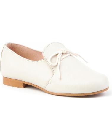 Chaussures pour Fille et Garçon ANGELITOS ZAPATO GALES PIEL 1393 BEIGE