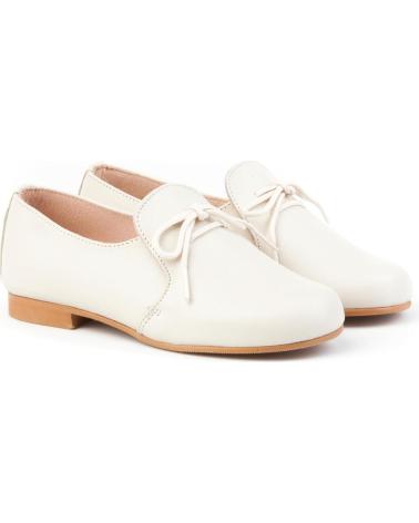 Chaussures pour Fille et Garçon ANGELITOS ZAPATO GALES PIEL 1393 BEIGE