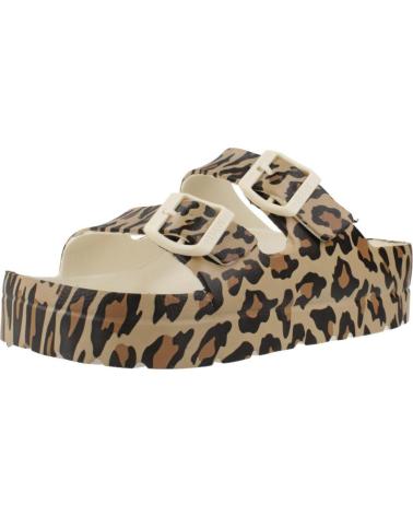 BW BREAK WALK CHANCLAS CON HEBILLAS DOBLES ESTAMPADO LEOPARDO BJSH391002 LEOPARD
