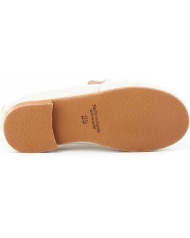 Chaussures pour Fille et Garçon ANGELITOS ZAPATO GALES PIEL 1393 BEIGE